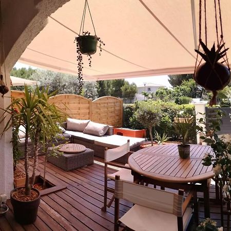 Ferienwohnung La Terrasse Ensoleillee De Sausset - Cote Bleue Exterior foto