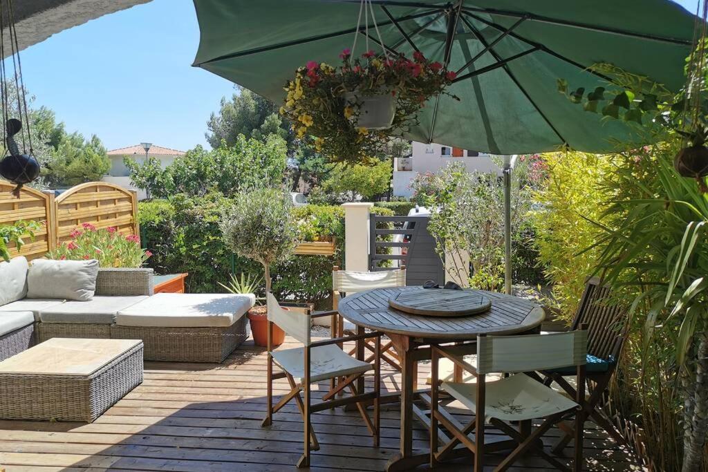 Ferienwohnung La Terrasse Ensoleillee De Sausset - Cote Bleue Exterior foto