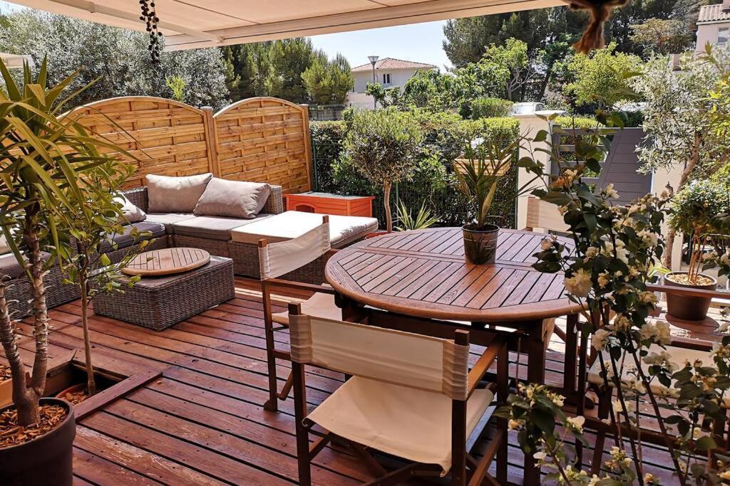 Ferienwohnung La Terrasse Ensoleillee De Sausset - Cote Bleue Exterior foto